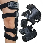 Knee Immobilizer Brace for Men & Women – Post Op Knee Leg Compression, Stabilizer & Support Wrap for Swollen ACL, MCL, Tendon, Athletic Injury, Ligament & Meniscus Injuries –Anti Slip & Universal Size
