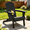 Black, variant on Nalwort Adirondack Chairs, Outdoor Wooden Lawn Chairs with Cup Holder, Patio Chair for Garden,Yard,Poolside,Backyard, 350lb Weight Capacity (Black) 