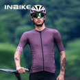 thumbnail image 2 of INBIKE - Maillot de ciclismo de manga corta de verano para hombre, ropa de ciclismo de carretera para hombre, ropa deportiva para ciclismo de montaña MTB, 2 of 5