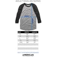 thumbnail image 2 of Animal House Delta House Grey Adult Raglan Baseball T-Shirt, 2 of 2