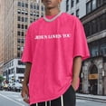thumbnail image 2 of chencehns Christian Jesus Loves You Shirts for Men Religious Oversized Graphic Tees Jesus Faith Acid Wash T Shirt God Top, 2 of 10