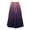 Purple, variant on Dianli Skirt Skorts Women's Printed A Line Long Skirt Elastic Waist Drawstring Pocketed Gradient Print Large Swing Lightweight Breathable Cotton Linen Pull On Skirt