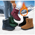 thumbnail image 3 of Women's Snow Boots | Waterproof Faux Fur Lined | Warm Cozy Winter Booties | Anti-Slip Sole | Stylish Outdoor Shoes, 3 of 10