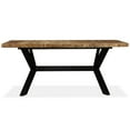 thumbnail image 5 of vidaXL Dining Table Kitchen Table Dining Room Dinner Table Solid Mango Wood, 5 of 157