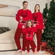 thumbnail image 2 of Pijamas navideños familiares de invierno 2022 con parte superior roja y pantalón, pijamas navideños para hombres, mujeres, niños, bebés y perros, conjuntos de ropa de dormir a juego Z934, 2 of 4