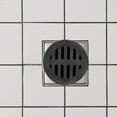 thumbnail image 3 of Hemobllo 1Pc Embedded Floor Drain Cast Iron Household Drainage for Garden and Rooftop Use Black, 3 of 5