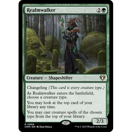 MtG Commander Masters Rare Realmwalker #909