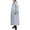 Light Gray, variant on Women's Long Raincoat with Detachable Hood Heavy Duty Double Layered Full Body Rain Suit for Outdoor Hiking All Weather Unisex Anorak (Light Gray,XL)