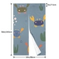 thumbnail image 3 of XMXY Japanese Doorway Curtain Noren, Cartoon Ocean Shell Crubs Door Closet Curtain Panel, Room Dividers Privacy Tapestry, 34 x 56 Inches, 3 of 7