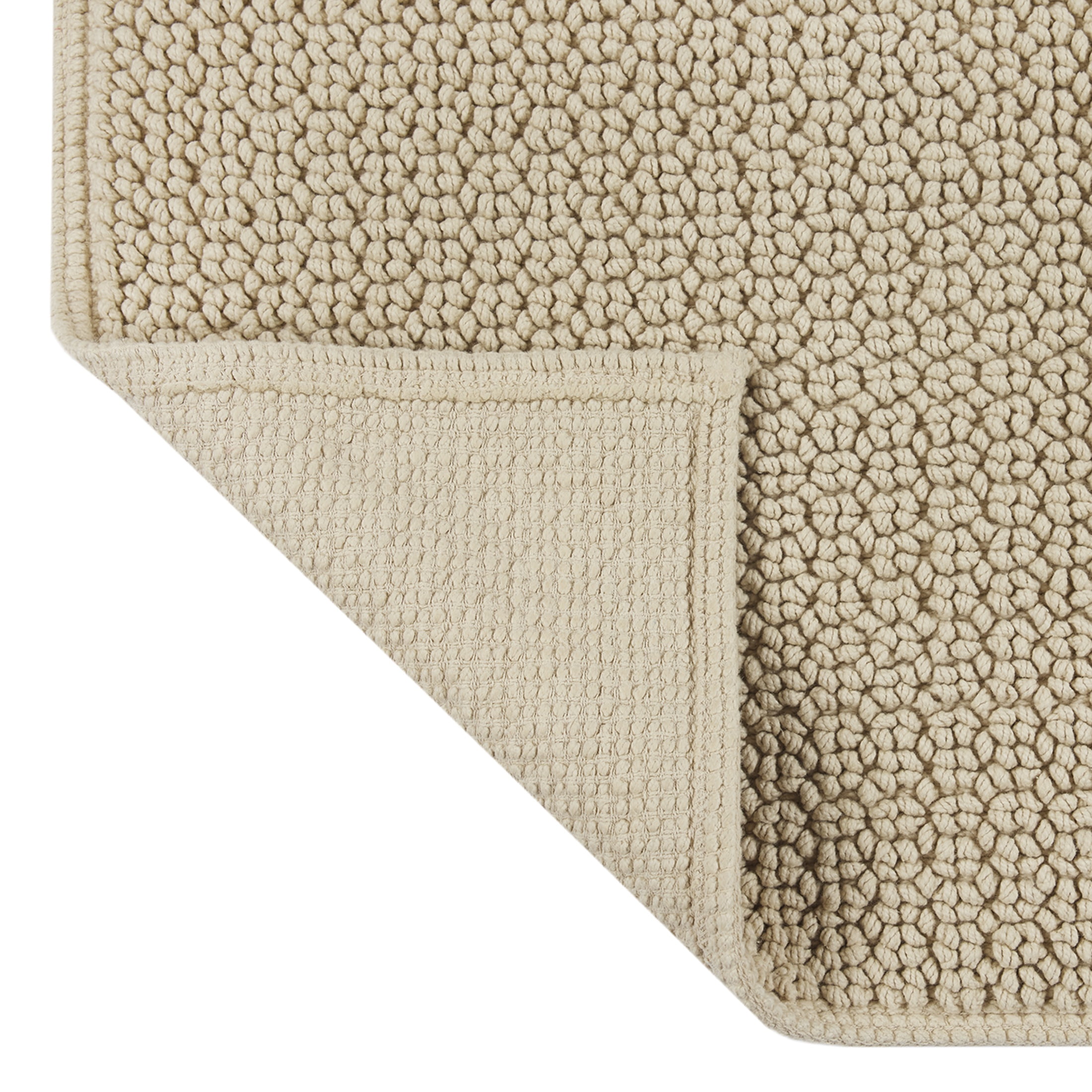 Better Homes & Gardens Signature Soft Looped Bath Mat, Almond Biscuit, 20 in x 34 in
