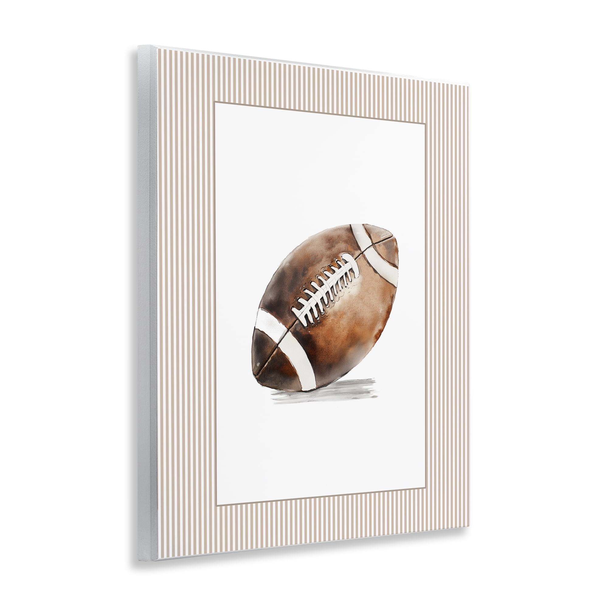 Stupell Industries Vintage Sports Football Wall Plaque Art, design by Christine Simpson Art