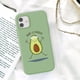 thumbnail image 1 of Moskado aguacate Yoga patrón divertido funda para iPhone 14 11 Pro Max 12 13 Mini X XS Max XR 7 8 Plus SE2020 TPU funda de silicona Tan Jianjun unisex, 1 of 2