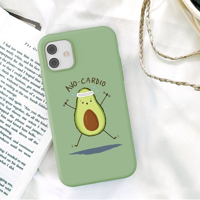 Moskado aguacate Yoga patrón divertido funda para iPhone 14 11 Pro Max 12 13 Mini X XS Max XR 7 8 Plus SE2020 TPU funda de silicona Tan Jianjun unisex