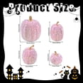thumbnail image 2 of Pink Velvet Pumpkin Decor, Sequined Artificial Foam Pumpkin, 1 PC Fall, Thanksgiving & Halloween Table Centerpiece for Farmhouse Home Decor (Size Optional), 2 of 8