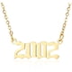 thumbnail image 1 of Número de cumpleaños colgante collar de acero inoxidable número de oro cumpleaños collar cadena joyería señoras niñas Vhermosa LRWJ198-16, 1 of 4