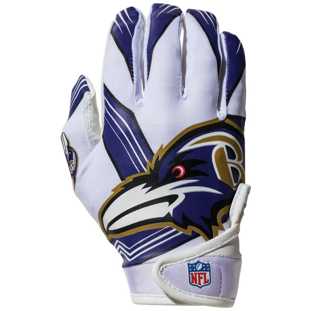NFL Baltimore Ravens Youth Football Receiver Gloves