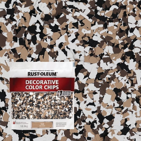 Rust Oleum Bronze Blend Paint Chips