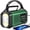20000mAh Green, variant on Emergency Radio Hand Crank Solar  Am/fm/noaa Weather Built-in 20000mah Type-c Flashlight Reading Light Sos Compact & Portable For Camping/emergencies