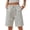 BH34_Light Green, variant on Women Striped Linen Shorts Elastic Waist Drawstring Bermuda Shorts with Pockets Summer Cotton Boho Beach Lounge Short Black L