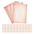 thumbnail image 1 of CRILSTYLEO 60Pcs Retro Stationery Paper Double Sided Vintage Printer Paper for Wedding Cards and Notes, 1 of 8