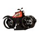 thumbnail image 4 of Reloj giratorio creativo, reloj mecánico, reloj de mesa, reloj con cambio de página automático motocicleta, 4 of 9