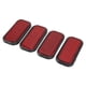 thumbnail image 5 of Pegatina reflectante, 4 piezas, reflector rectangular de seguridad, reflector rectangular, calcomanía reflectante, diseño elevado, 5 of 9