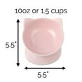 thumbnail image 3 of Park Life Designs Oscar Tilted Elevated Ceramic Cat Dish Set for Food & Water, 2-Pack, 3 of 4