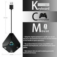 thumbnail image 5 of Adapter Keyboard and Mouse Converter for N Switch,Keyboard and Mouse Adapter Compatible with PS4/PS3/Xbox360/Xbox One Consoles,Supports Custom, 5 of 6