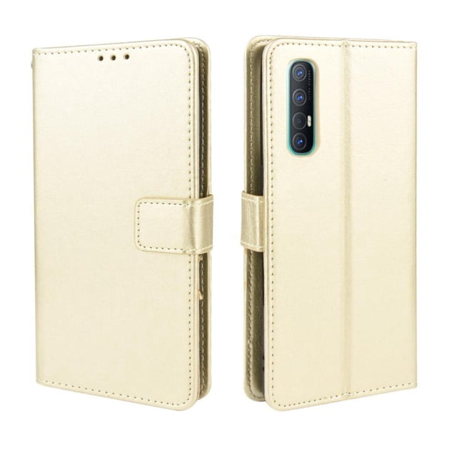 Funda tipo libro para OPPO Find X2 Neo, cartera todo‑en‑uno, funda multifuncional con tarjetero y correa de muñeca desmontable