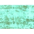 thumbnail image 1 of Ahgly Company Machine Washable Indoor Rectangle Abstract Turquoise Blue Modern Area Rugs, 7' x 9', 1 of 4