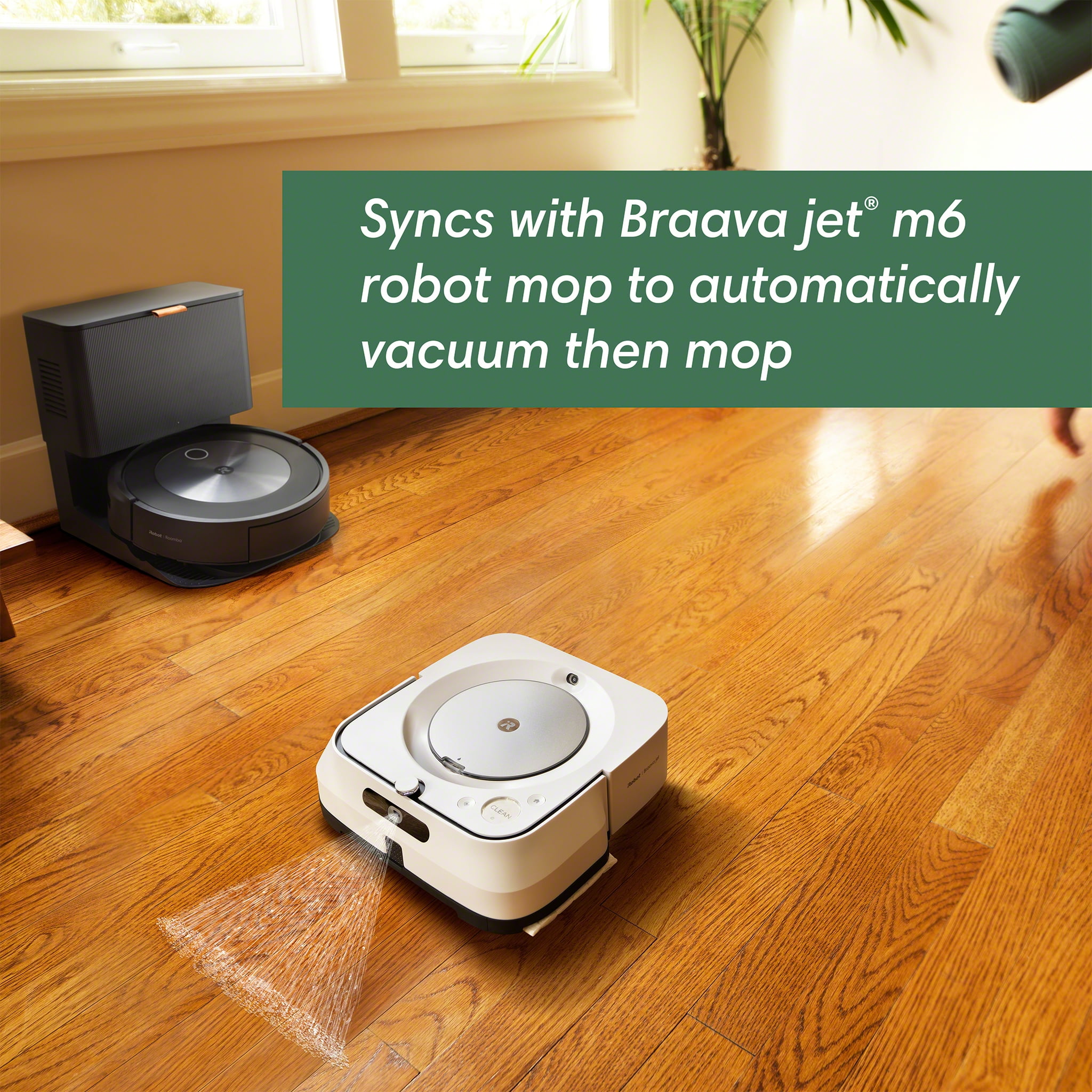 iRobot® Roomba® j7+ (7550) Self-Emptying Robot Vacuum – Identifies 