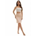 thumbnail image 5 of Unique Bargains Anti-Static Half Slips for Women Soft Underskir M Beige, 5 of 6