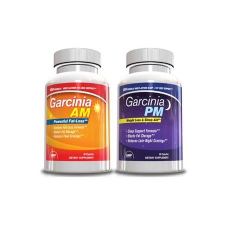 Fat Burner Kit-Garcina AM et PM Perte de poids et sommeil Aid Kit