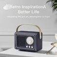 thumbnail image 3 of P19 Retro Fm Radio Design Bluetooth Speaker Wireless Music Subwoofer With Handle, 3 of 5