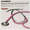 GF Health Products Dual Head Stethoscope, Hot Pink