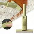thumbnail image 2 of Basdi Handheld Mop, Handheld Sponge Mop - Compact Cleaning Tool for Toilet and Bathroom | Absorbent, Easy Wring, Reaches Tight Spaces for Quick Cleanups, Bathroom Scrubber, Light Green, 2 of 8
