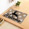 thumbnail image 1 of Agiferg Christmas Letter Home Door Mat Absorbent Mat Living Room Kitchen Floor Mat, 1 of 3