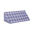thumbnail image 3 of Bed Wedge Pillow, Positioning Soft Incline Pillow Back Breathable Leg 60cmx25cmx20cm, 3 of 8