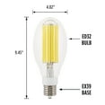 thumbnail image 3 of Westinghouse Lighting 5269020 54 Watt (320 Watt HID Equivalent) ED32 Daylight High Lumen Filament LED Light Bulb, EX39 Mogul Base, 6 Pack, 3 of 7