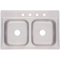 UPC 039487148431 product image for Franke Kindred FDG704N Stainless Steel Double Bowl Kitchen Sink | upcitemdb.com