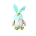 thumbnail image 3 of Tuvgenk Easter Gnome Doll Decor 7x3 inch Cotton Desktop Ornament Spring Festive Home Living Room Accent Green Cotton, 3 of 5