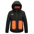 thumbnail image 1 of Penkiiy Heated Jackets for Women Men USB Intelligent Constant Temperature Heated Windproof Plus Size Men And Women Winter 4 Heated Jacket Coat S Black, 1 of 8