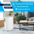 thumbnail image 4 of Arctic Wind New 8,000 BTU (13,000 BTU ASHRAE) Portable Air Conditioner with Heat Pump, Up to 400 Sq.Ft, White, 2APP13000, 4 of 10
