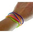 thumbnail image 2 of 144 Jelly Bracelets - Bright Smooth Bracelets - Sensory Fidget Toy - Jewelry 80's 90's, 2 of 7