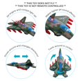 thumbnail image 2 of Vokodo Fighter Jet Army Air Force F-16 Toy Military Airplane With Fun Lights And Sounds Bump And Go Action Pretend Play Kids Aircraft Bomber Plane Great Gift For Preschool Children Boys Girls Toddlers, 2 of 7