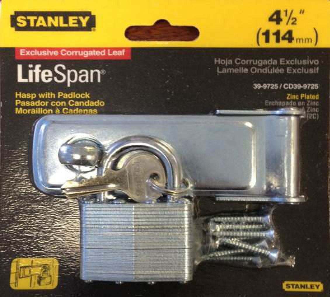 Stanley CD39 Padlock and Hasp Combination with Hardware