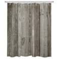 thumbnail image 2 of Farmhouse Wood Board Shower Curtain for Bathroom Retro Old Grey Barn Door Vertical Wooden Bathroom Shower Curtain Country Plank Shower Curtain Bath Accessories Home Decor with 10 Hooks 60x72 Inches, 2 of 5