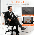 thumbnail image 4 of NEO CHAIR Office Computer Chair Ergonomic Mid-Back Mesh Desk Chair, Black, 4 of 7