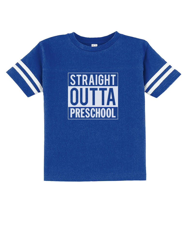 Straight Outta Preschool t-shirt toddler graduation kindergarten summer shirt