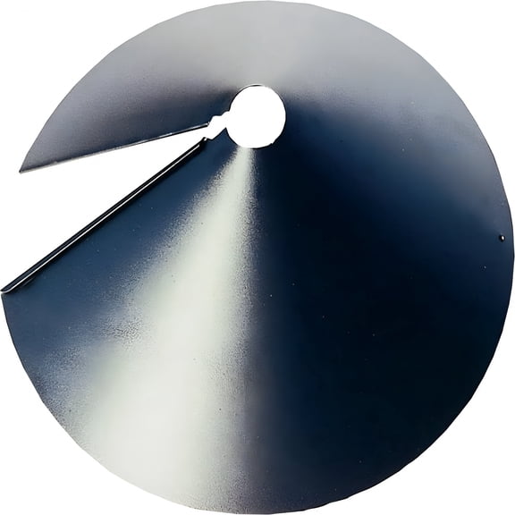 ACDANC Wide Squirrel Protection for Bird Feeders – Anti-Rust Galvanized Steel Hangable Baffle,Protects Bird Houses from Squirrels,18-Inch-Black